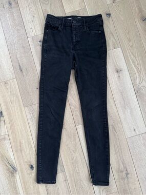 Old Navy Black High-Rise Skinny Jeans